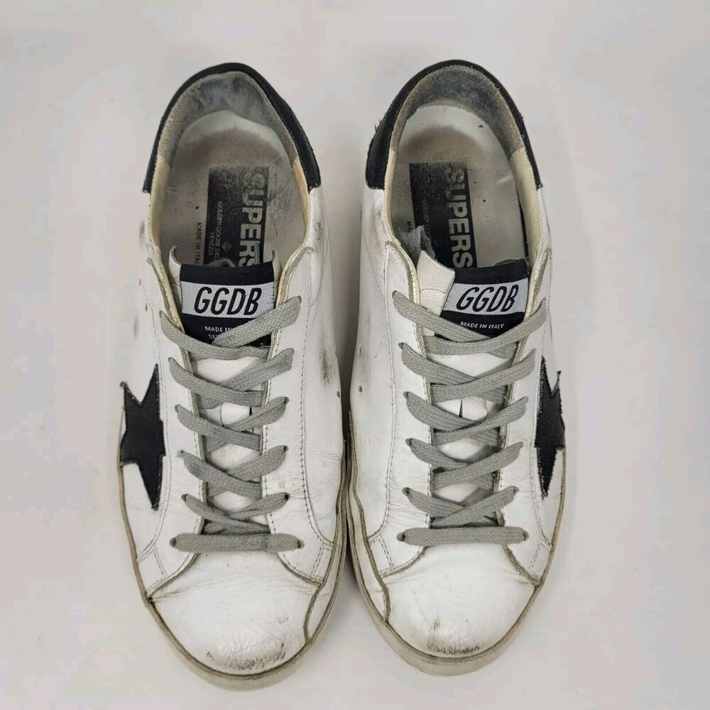 Golden Goose Shoes Womens EU38 US8 Deluxe Brand Super Star Low Top Sneakers - Picture 4 of 13